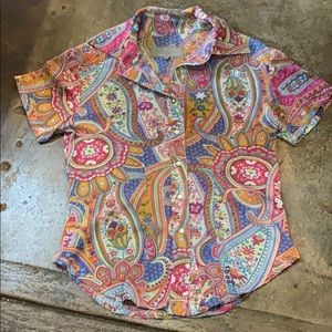 Double d ranch wear pearls snap shirt